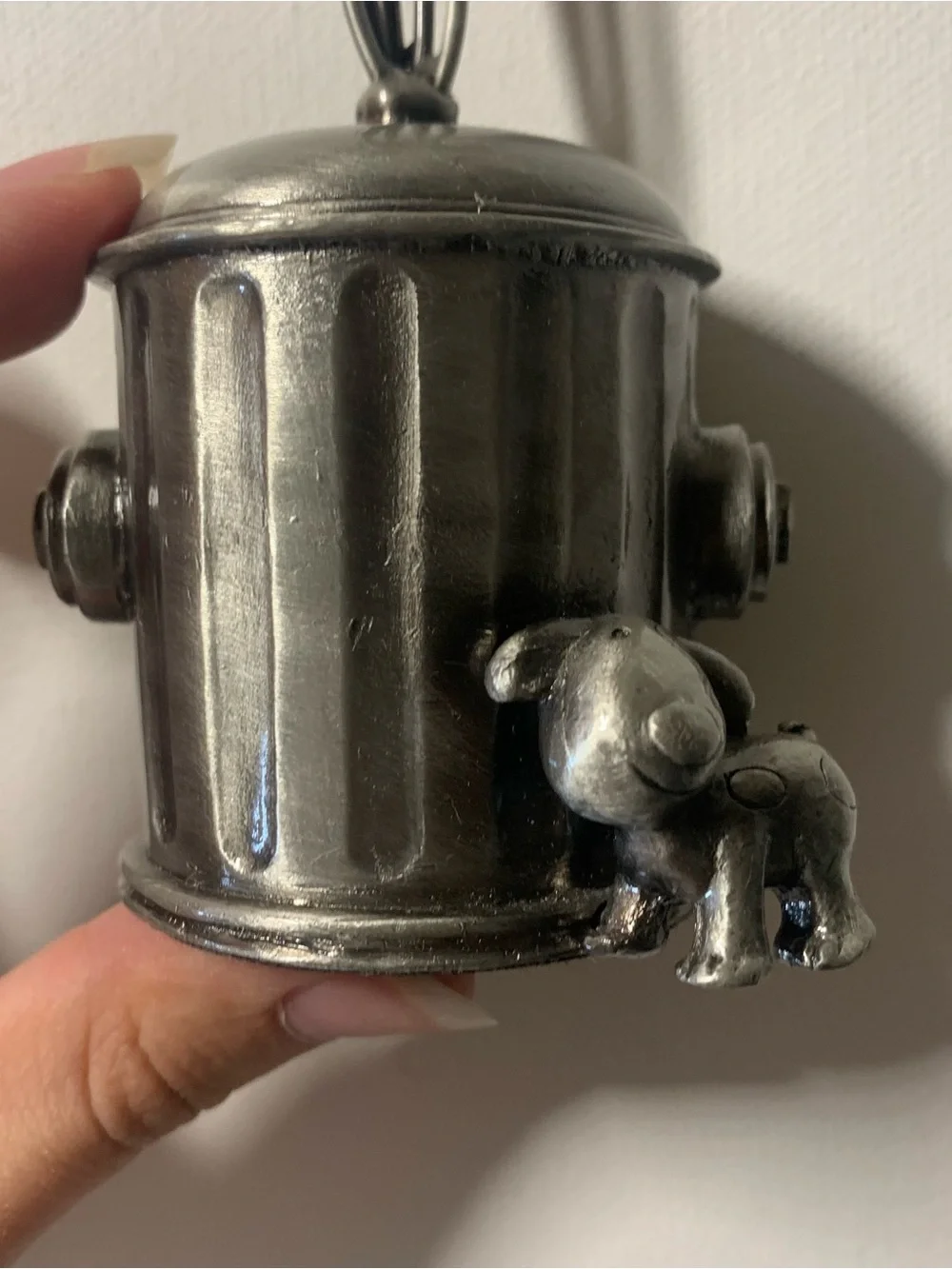 Bundle of 2 vintage y2k dog hydrant metal Polaroid photo holders